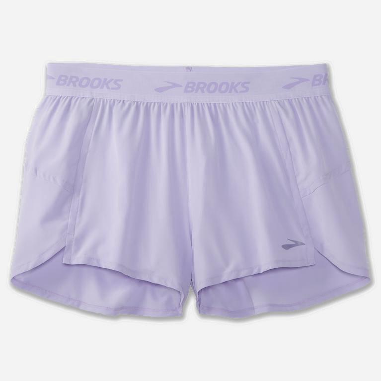 Brooks Chaser 3 Løpeshorts Dame Nettbutikk - Stripete/Lavendel Lilla - Norge (JEX260153)